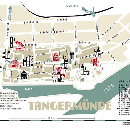 Toepferhof 1 Apartman Tangermünde Kültér fotó