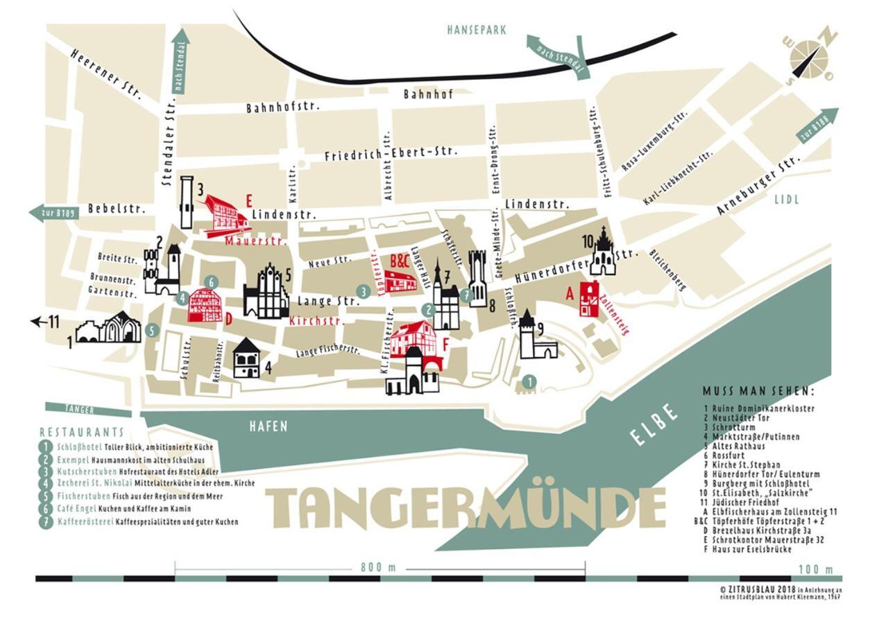 Toepferhof 1 Apartman Tangermünde Kültér fotó